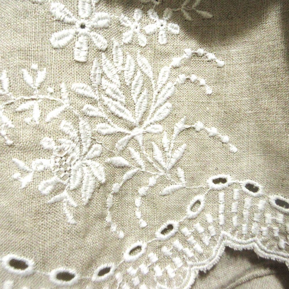 美品 FOXEY フォクシー リネン ノースリーブワンピース 38365 サイズ38