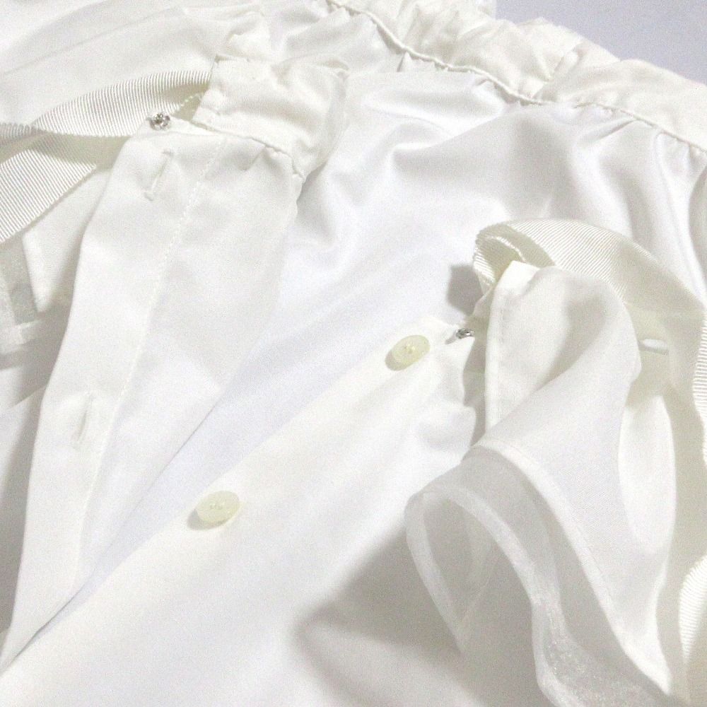 未使用 25SS FRAY I.D フレイアイディー 2WAYラッフルブラウス 