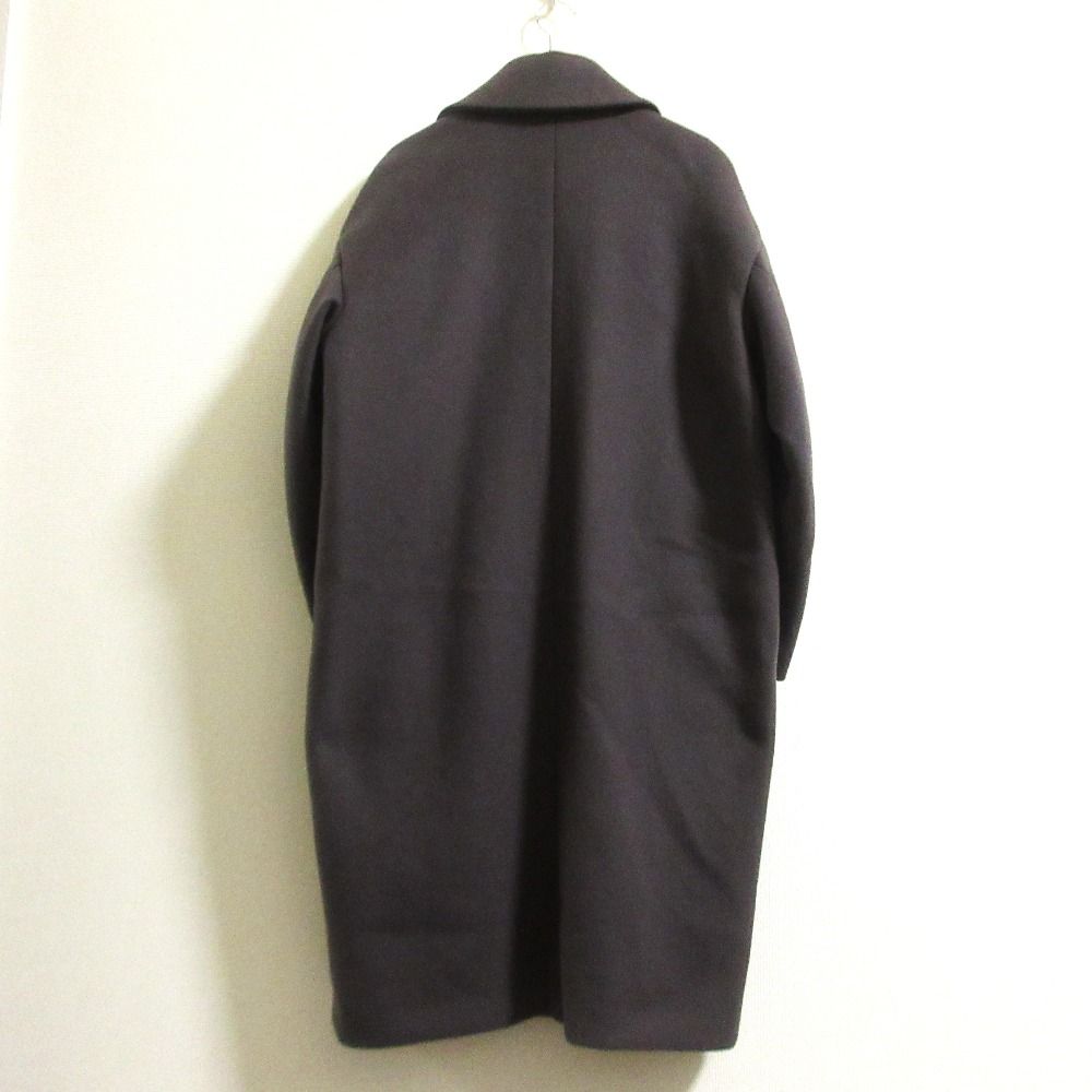 美品 IENA イエナ マンテコ生地 チェスターコート サイズ38 グレー