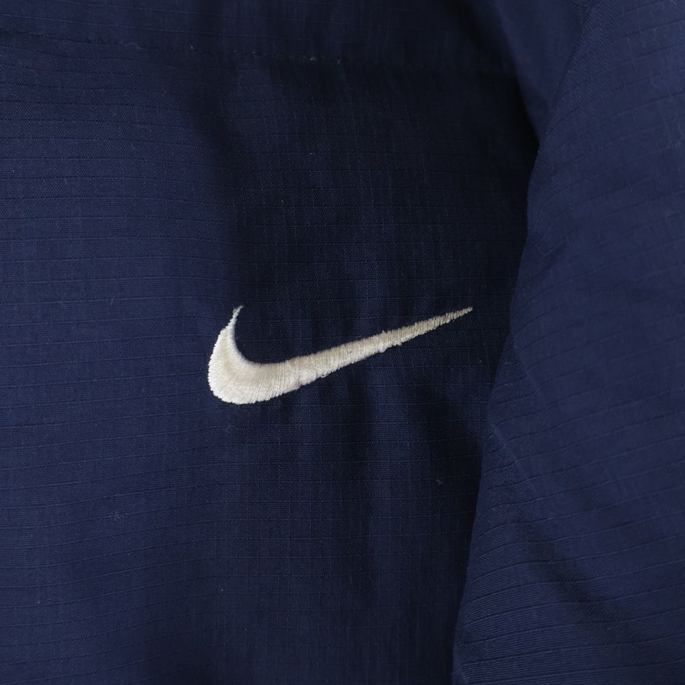 NIKE ナイキ 90s-00s 銀タグ リップストップ スウォッシュ PUFFY DOWN JACKET ダウンジャケット ネイビー NIKE (ナイキ) 90s-00s 銀タグ リップストップ スウォッシュ PUFFY