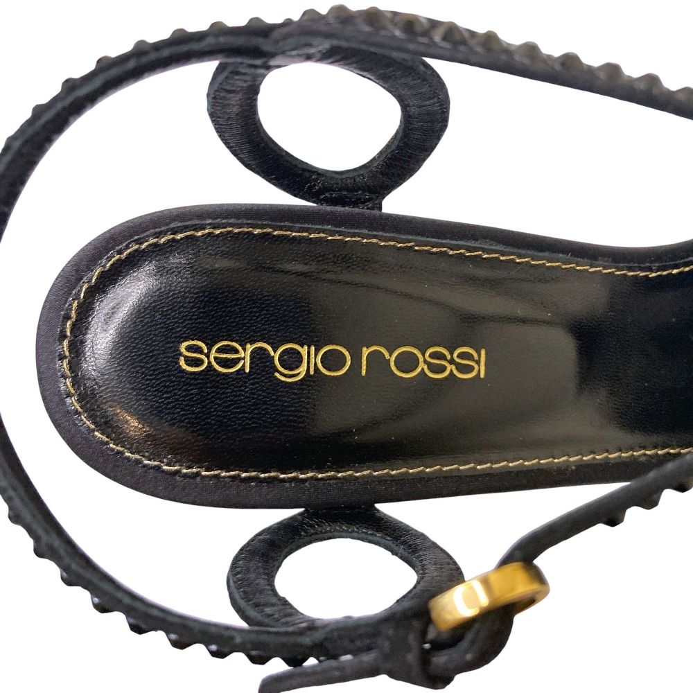 美品 Sergio Rossi セルジオロッシ ストラップパンプス サイズ36.5 約