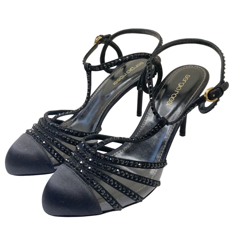 美品 Sergio Rossi セルジオロッシ ストラップパンプス サイズ36.5 約