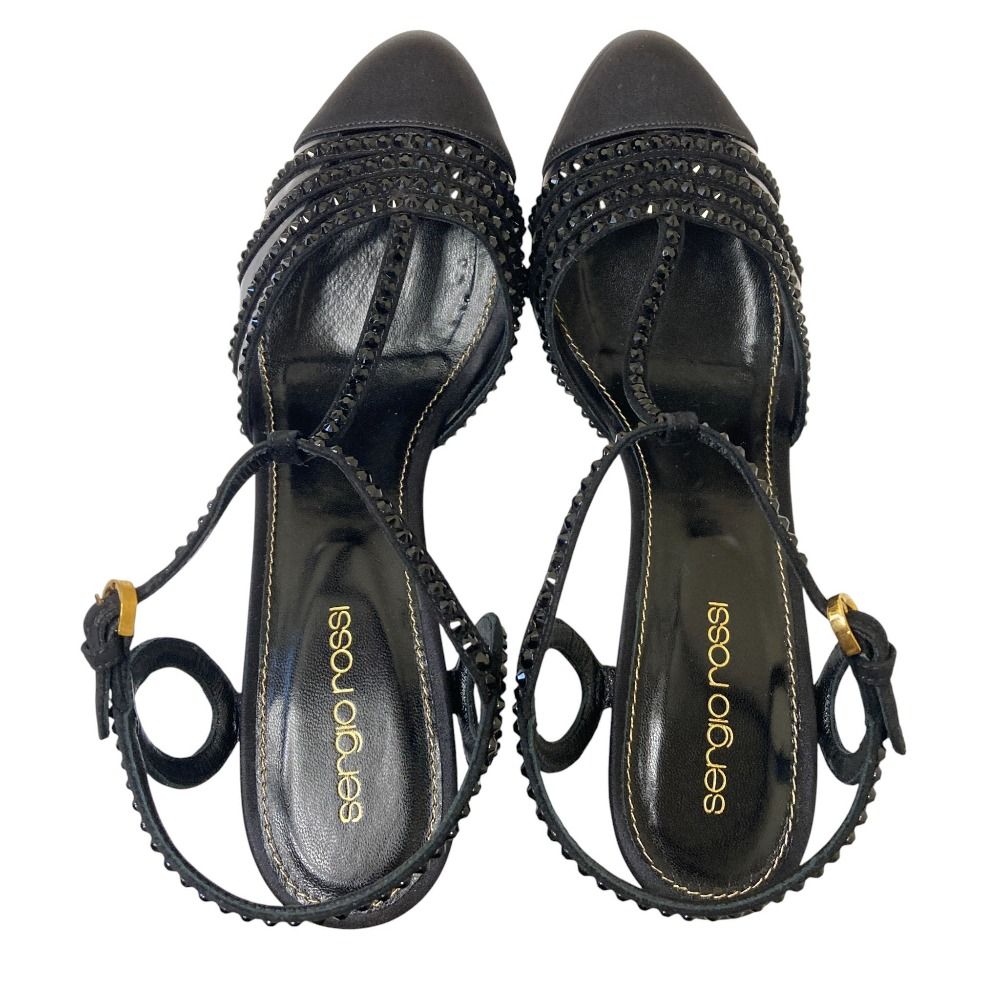 美品 Sergio Rossi セルジオロッシ ストラップパンプス サイズ36.5 約