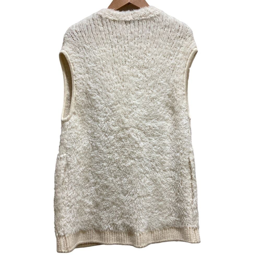 美品 Drawer ドゥロワー アルパカ 3Gシャギーニットジレニットベスト