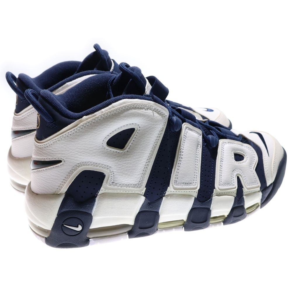 Nike Air More Uptempo ホワイト/ネイビー2016 NIKE (ナイキ) 【観賞用 2016年製】 AIR MORE UPTEMPO OLYMPIC エア