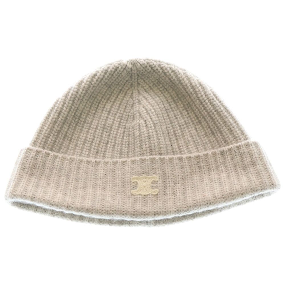 CELINE (セリーヌ) トリオンフ カシミヤニットビーニー AA07D317V 帽子