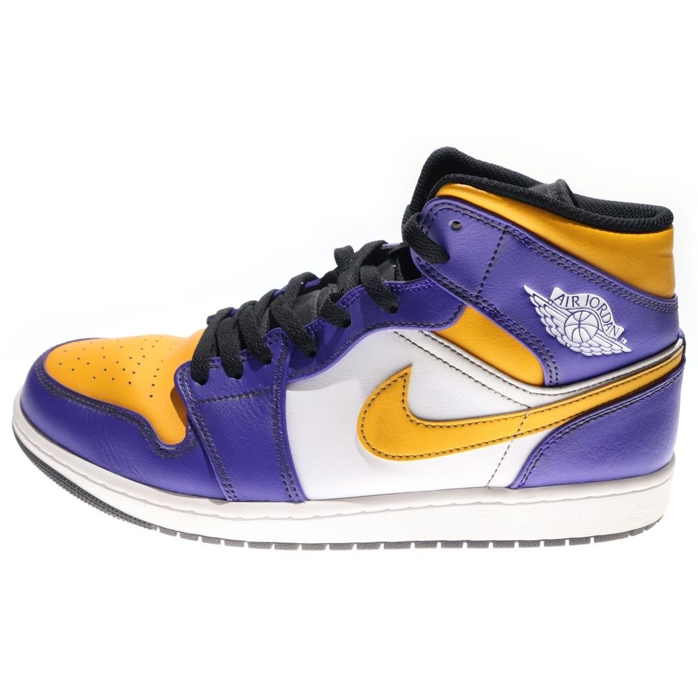 NIKE Air Jordan 1 パープル/イエロー ハイカット エア ジョーダン 1 NIKE ナイキ AIR JORDAN MID 