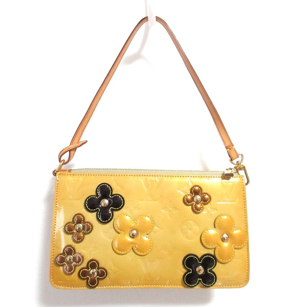 良品 LOUIS VUITTON ルイヴィトン モノグラム ヴェルニ フラワー
