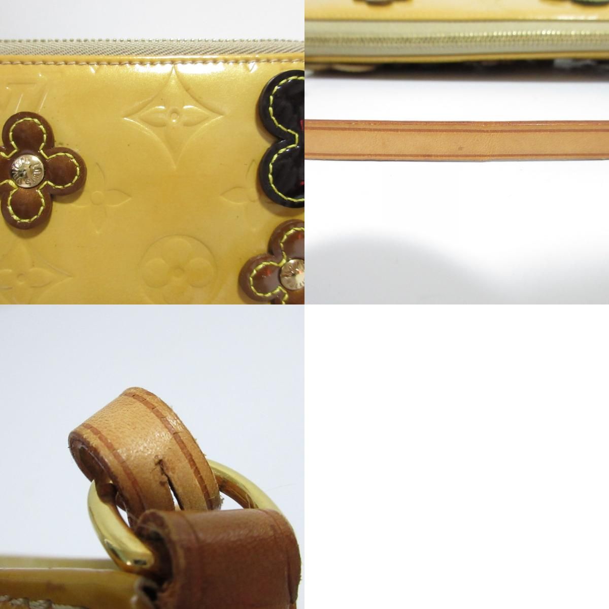 良品 LOUIS VUITTON ルイヴィトン モノグラム ヴェルニ フラワー 