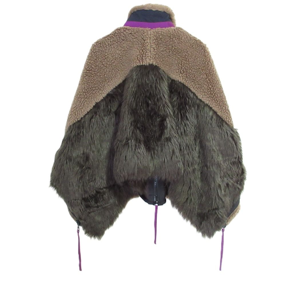 良品 21AW sacai サカイ Faux Shearling × Faux Fur Blouson