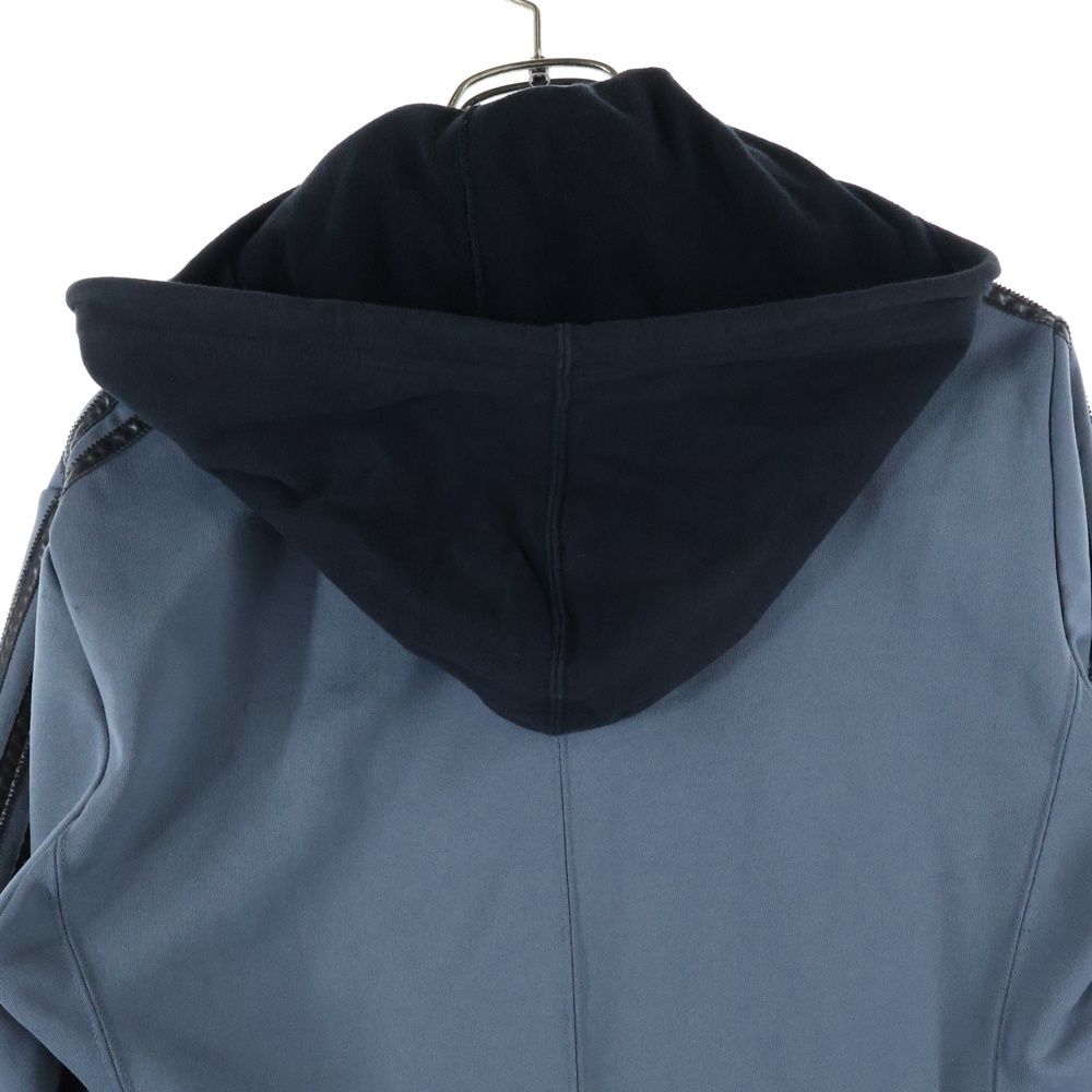 adidas (アディダス) フード付き ジップアップジャケット グレー