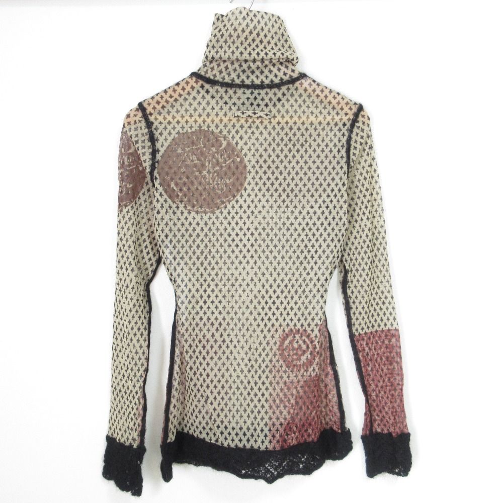 Jean Paul Gaultier 激レア ハイネックパワーネット 豹柄 Jean Paul Gaultier 激レア ハイネックパワーネット 豹柄 Jean Paul
