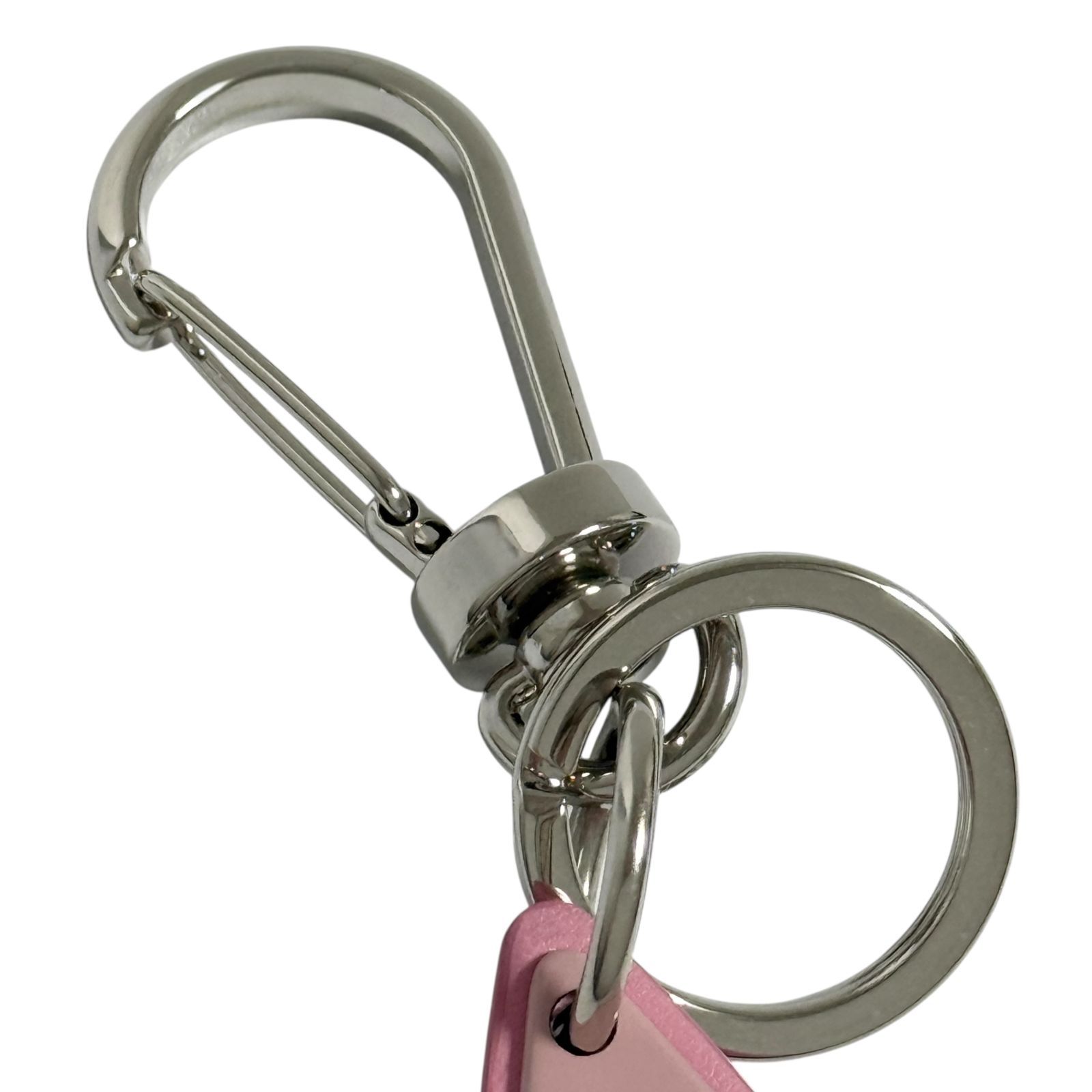 モンクレール レディース キーホルダー キーリング ピンク ロゴ