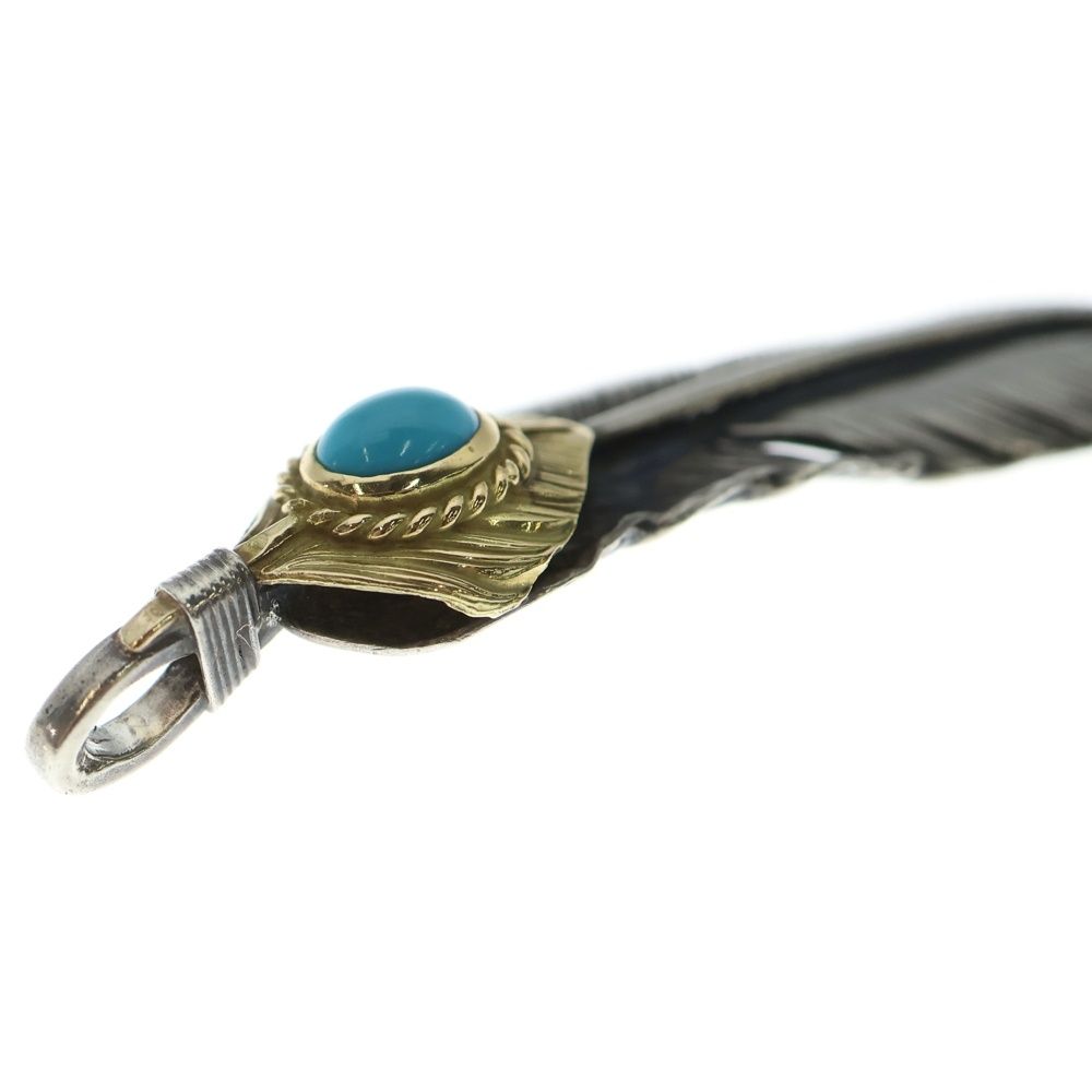 goro's ゴローズ 上金金縄ターコイズフェザー左向き 現行 goro's