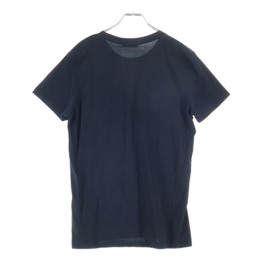 バルマン　ベルベット ロゴプリント Tシャツ　ブラック バルマン Tシャツ BALMAIN バルマン ベルベット ロゴプリント Tシャツ