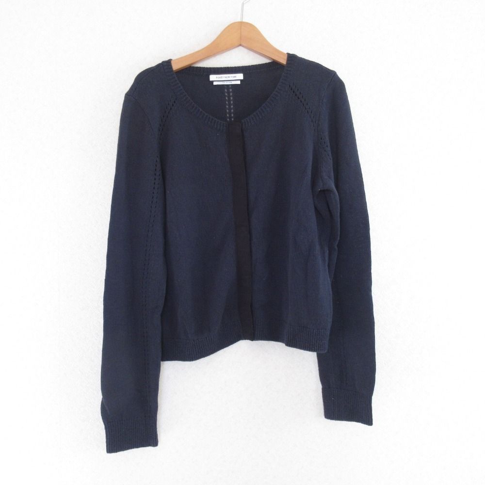 美品 FOXEY NEW YORK フォクシーニューヨーク ラウンドネック ニット
