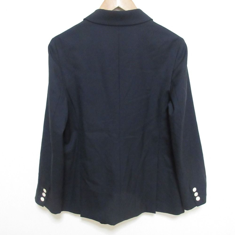美品 IENA イエナ ウールダブルブレストジャケット サイズ38 ネイビー