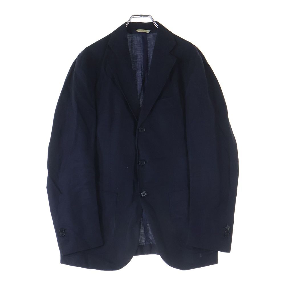 De Petrillo デペトリロ　リネン混　テーラードジャケット　44 De Petrillo (デ ペトリロ) リネン コットン 3B テーラードジャケット