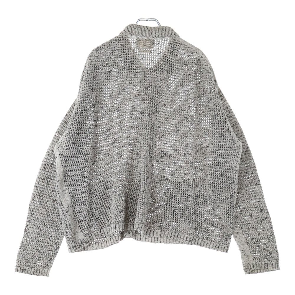 YOKE (ヨーク) 24SS MESH KNITTED BUTTONED CARDIGAN メッシュニット