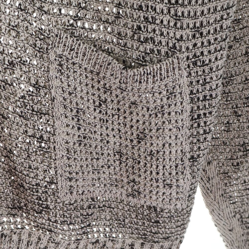 YOKE (ヨーク) 24SS MESH KNITTED BUTTONED CARDIGAN メッシュニット