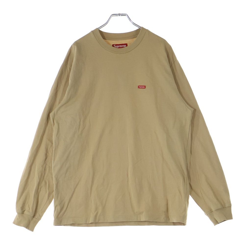 Supreme ベージュ 長袖カットソー S SUPREME (シュプリーム) 24AW Small Box Logo L/S Tee スモール