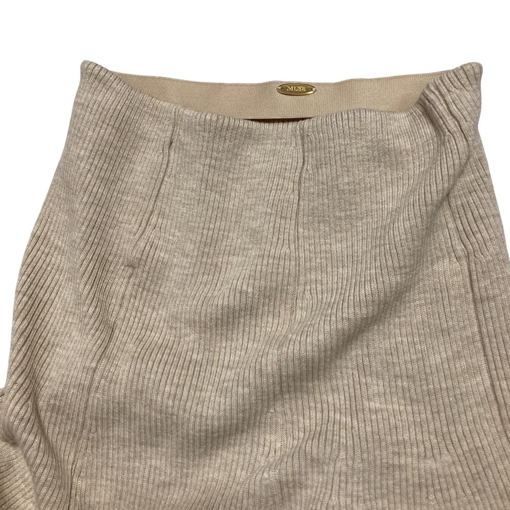 美品 24SS MUSE ミューズ ドゥーズィエムクラス BOND RIB FLARE ニット