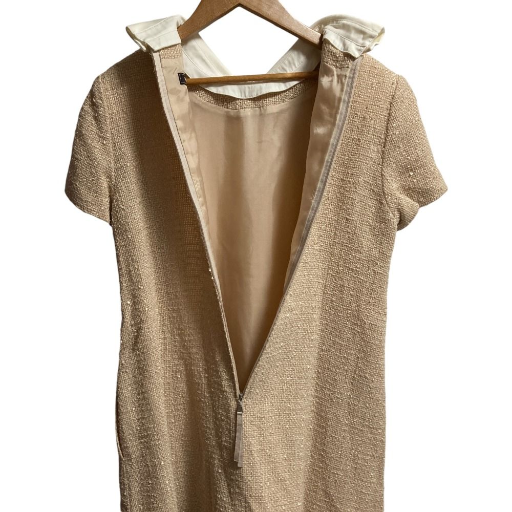 【美品✨】フォクシー ジェシカ ツイード ワンピース 付け襟 40 2way 美品 FOXEY フォクシー Jessica ジェシカ ツイード 白襟 ドレス