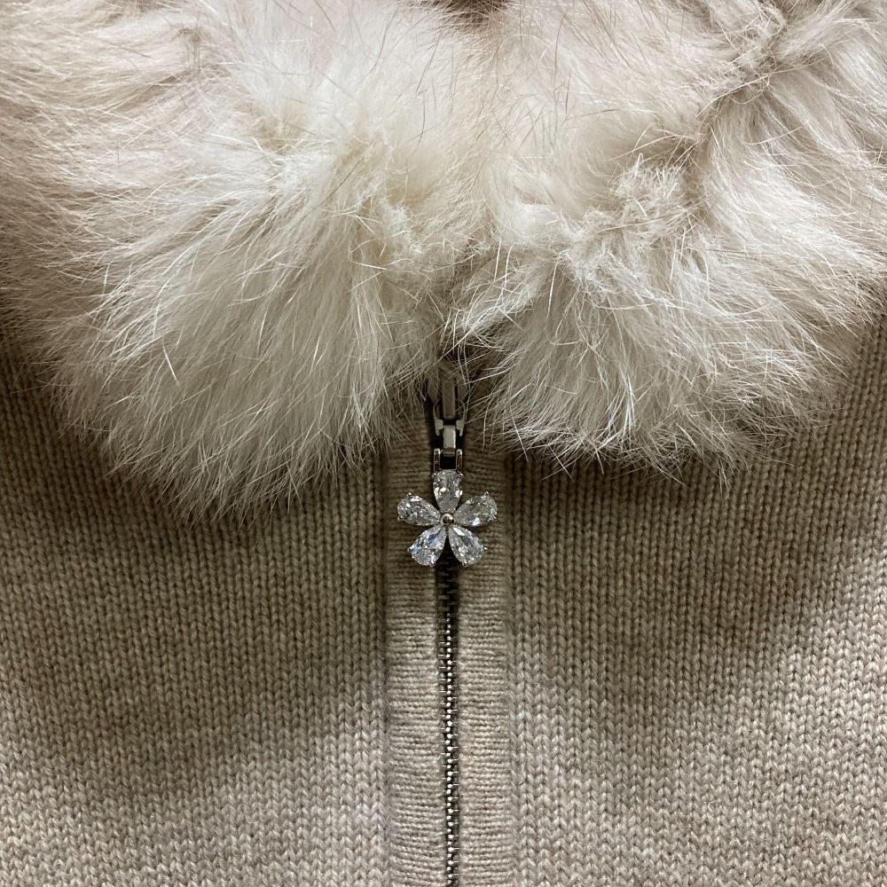 美品 Rene ルネ カシミヤ ボレロ ジャケット アウター ファー