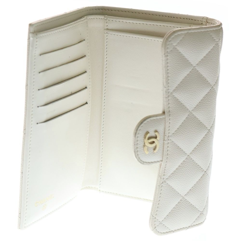CHANEL (シャネル) マトラッセ キルティング 三つ折り財布 長財布