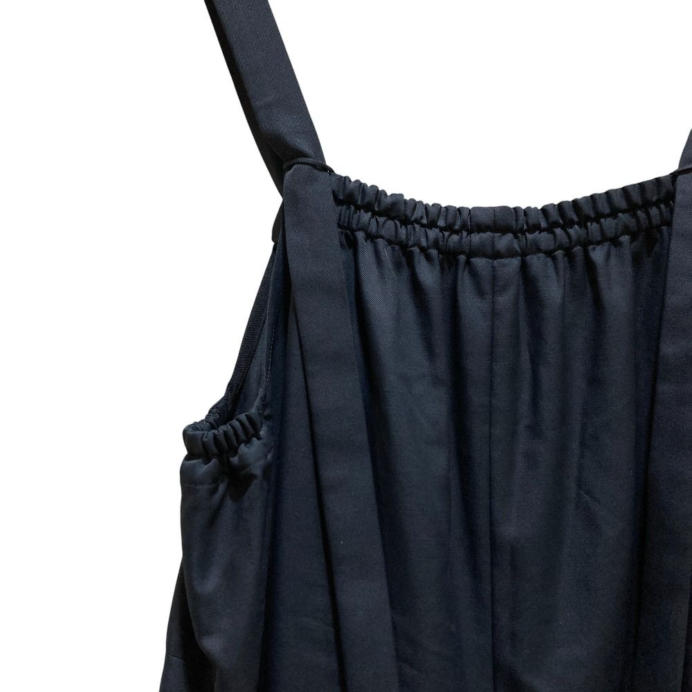 美品 Drawer ドゥロワー ウール ナイロン サロペット オールインワン