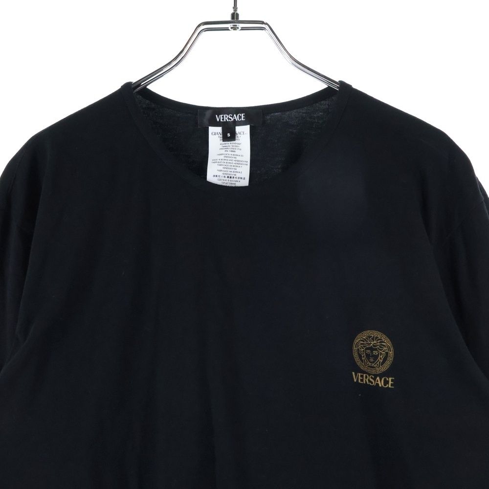 VERSACE (ヴェルサーチ) メデューサロゴプリント クルーネック ロング