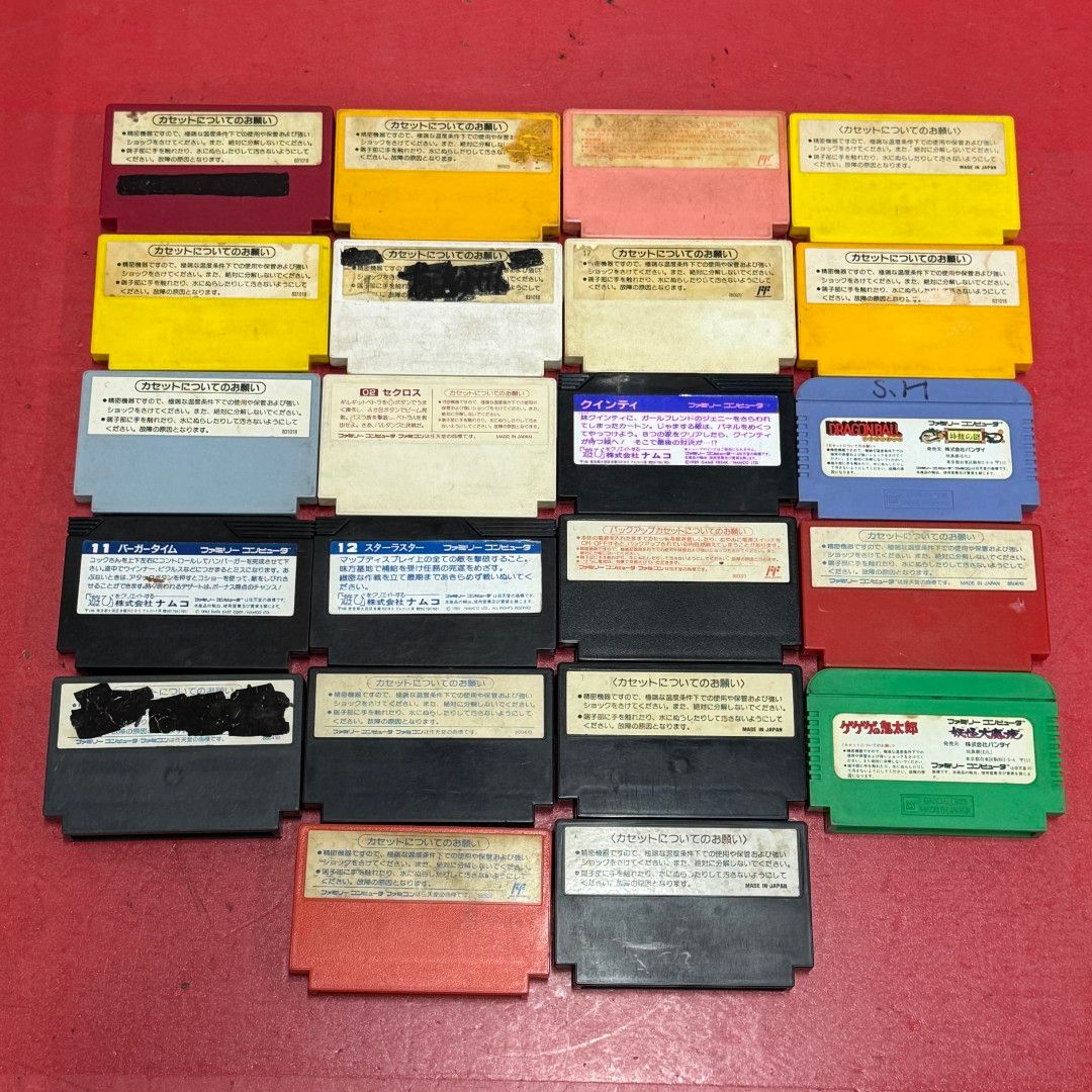 □任天堂 ファミリーコンピュータ ソフト まとめ売り ファミコンソフト