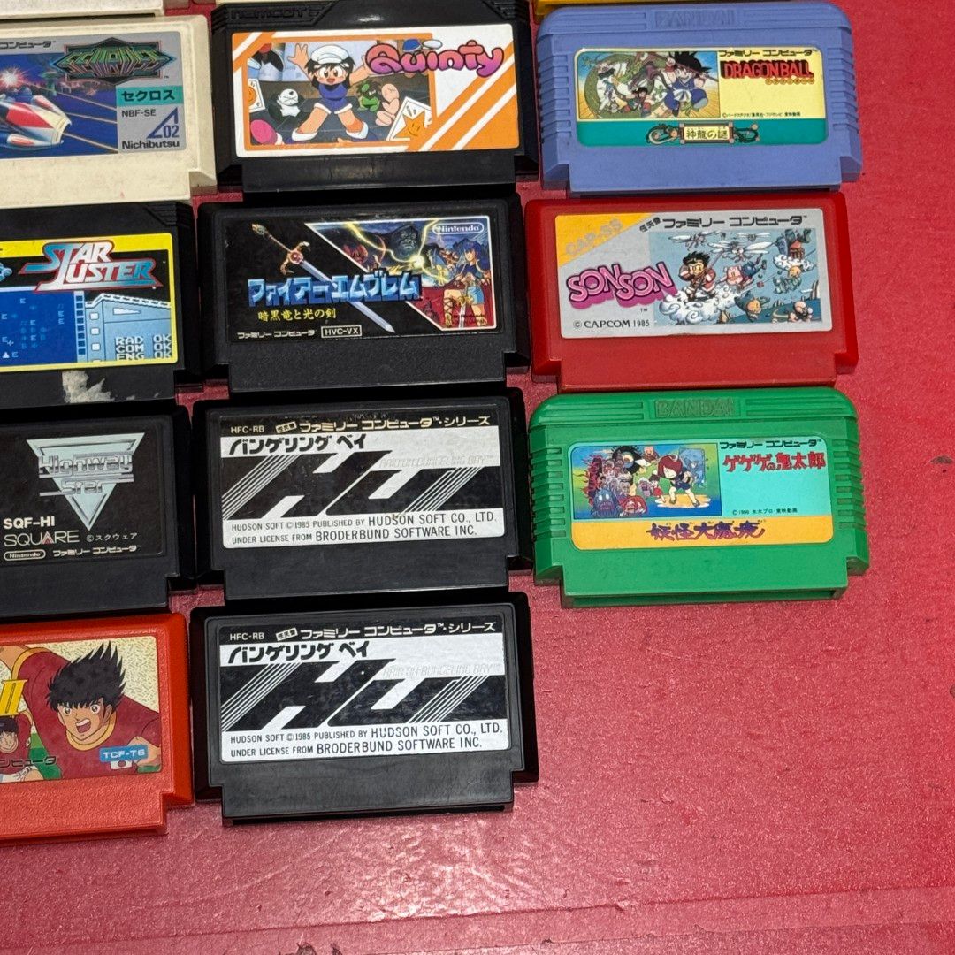 □任天堂 ファミリーコンピュータ ソフト まとめ売り ファミコンソフト