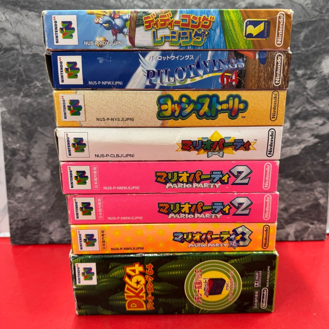 □64ソフト 箱付き 8点セット まとめ売り ニンテンドー64ソフト