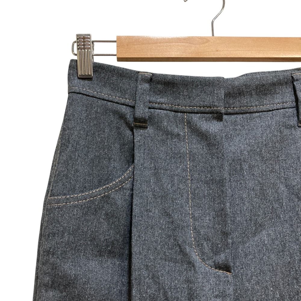 美品 22AW BRUNELLO CUCINELLI ブルネロクチネリ 裾リブ スラックス