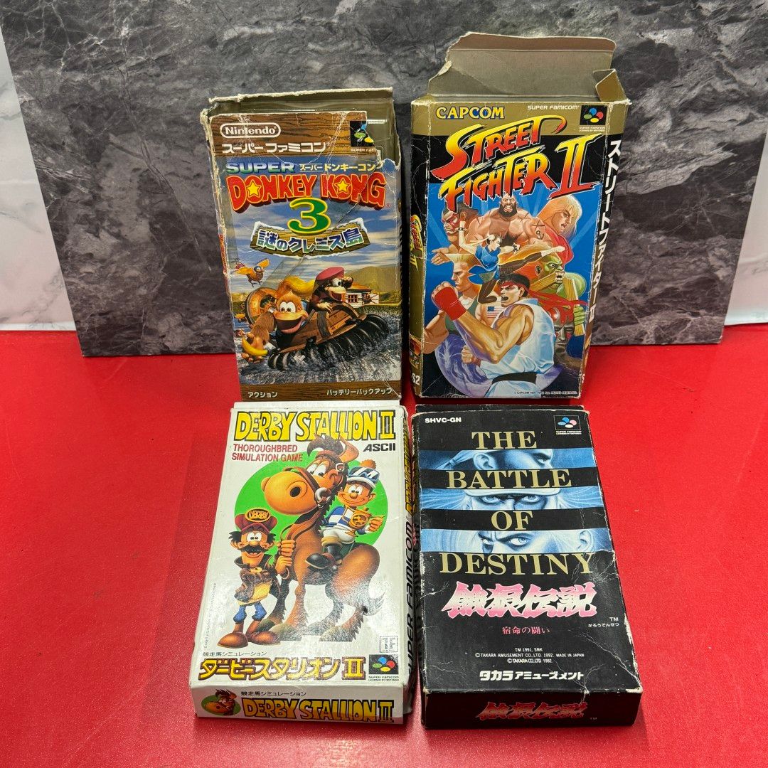 □スーパーファミコン 8点セット 箱付き ソフト まとめ売り