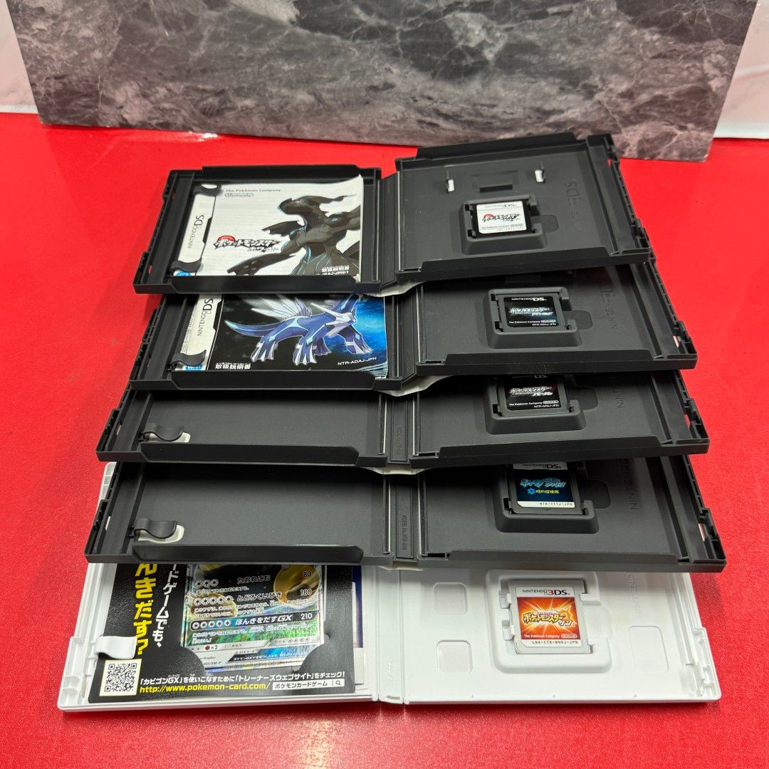 ポケモン　DS 3DSソフト8点セット ケース箱付き】ポケットモンスター 3DS&DSソフト 8点セット 動作確認