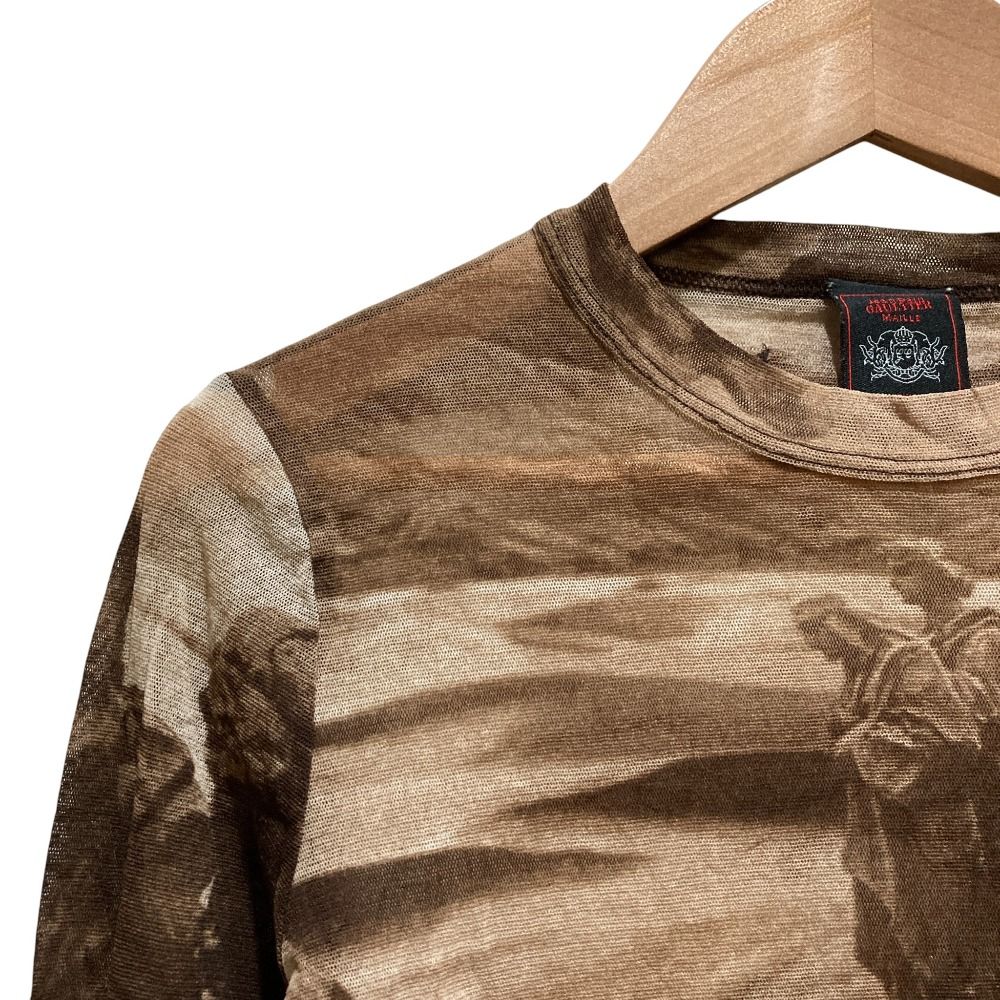 ジャンポールゴルチエ　ブラウン 長袖 カットソー 美品 98SS Jean Paul Gaultier CLASSIQUE ジャンポールゴルチェ