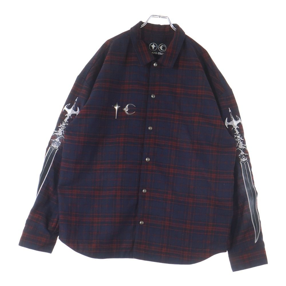 THUG CLUB (サグクラブ) 24AW Arab Sword Flannel Shirt アラブソード