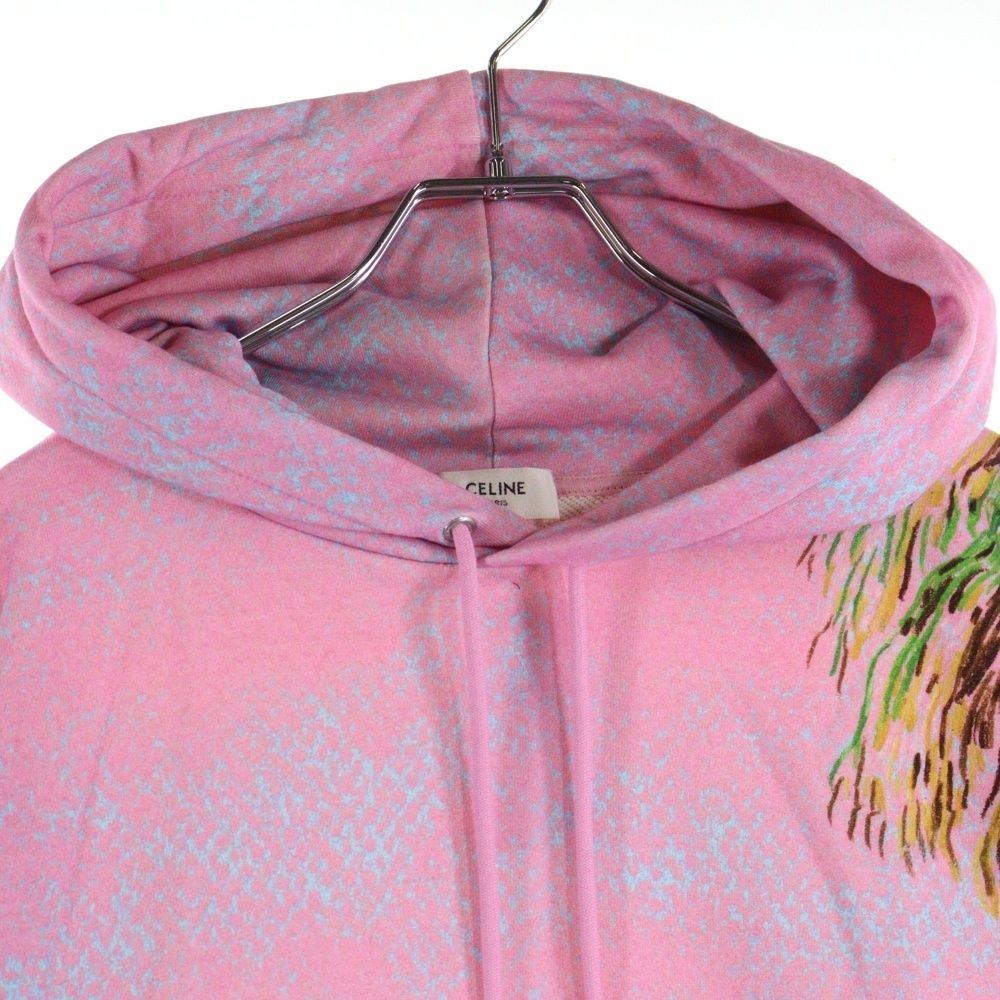 CELINE (セリーヌ) AVE 57 SKY 総柄 スウェット プルオーバーパーカー