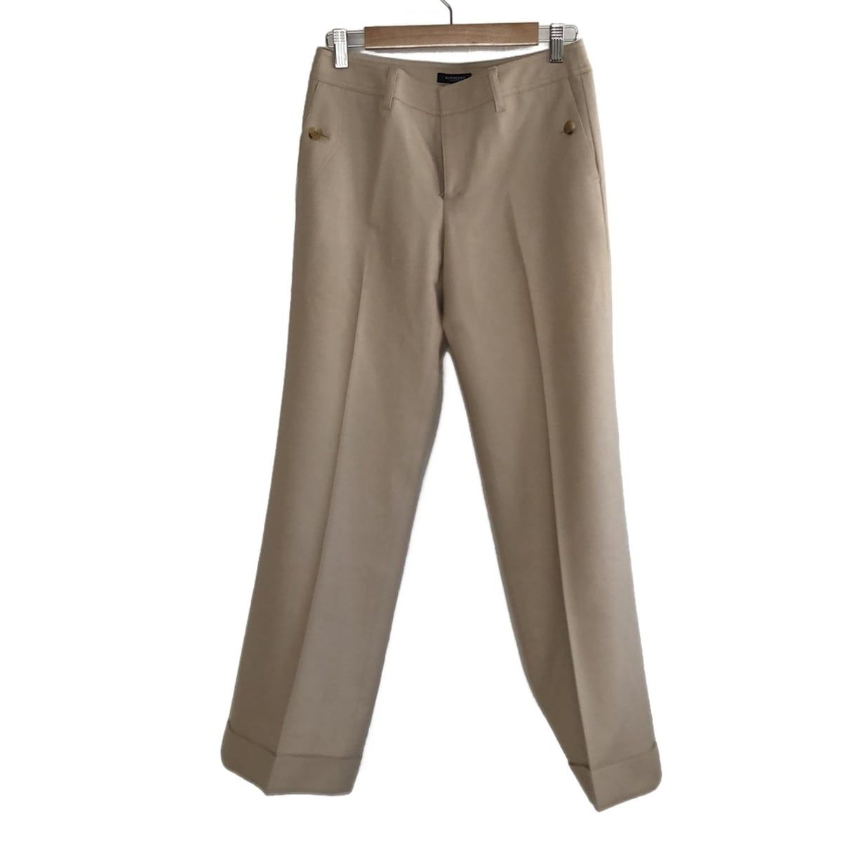 J45 新品未使用 M バーバリーロンドン チノパン ベージュ レディース J45 新品未使用 M バーバリーロンドン チノパン ベージュ レディース