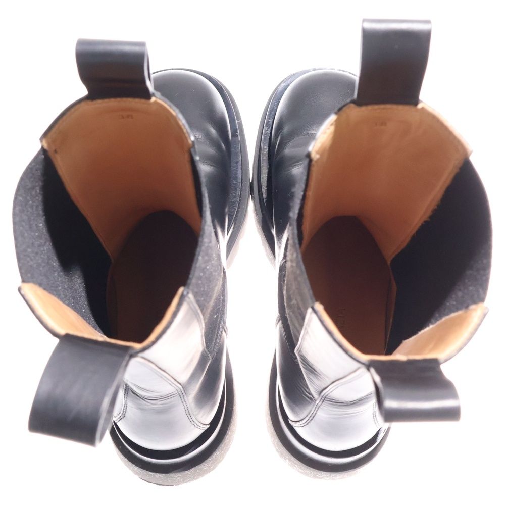 【極美品☆箱付き】ボッテガヴェネタ　レザー　ラグ　サイドゴアブーツ　ロング 極美品☆箱付き】ボッテガヴェネタ サイドゴアブーツ ラグ レザー