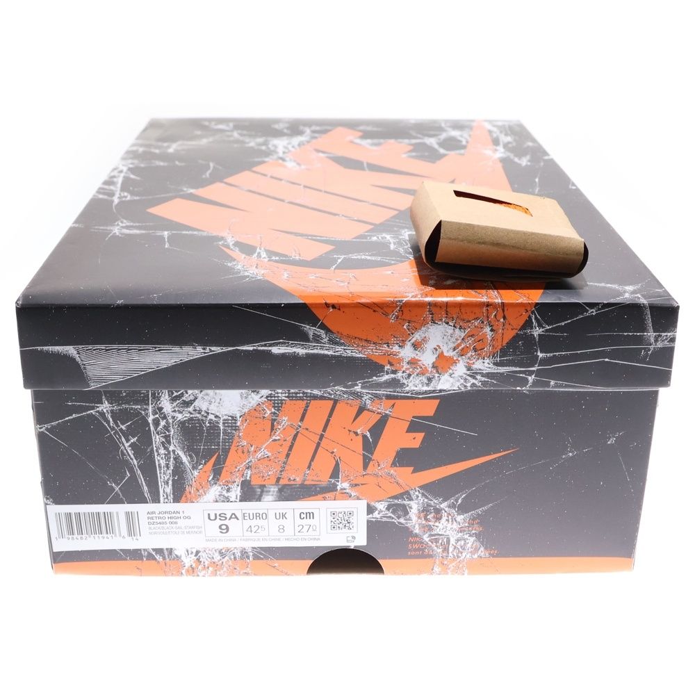 NIKE (ナイキ) AIR JORDAN 1 RETRO HIGH OG Shattered Backboard エアジョーダン 1 ハイ シャッタードバックボード ハイカットスニーカーシューズ US9/27cm DZ5485-008