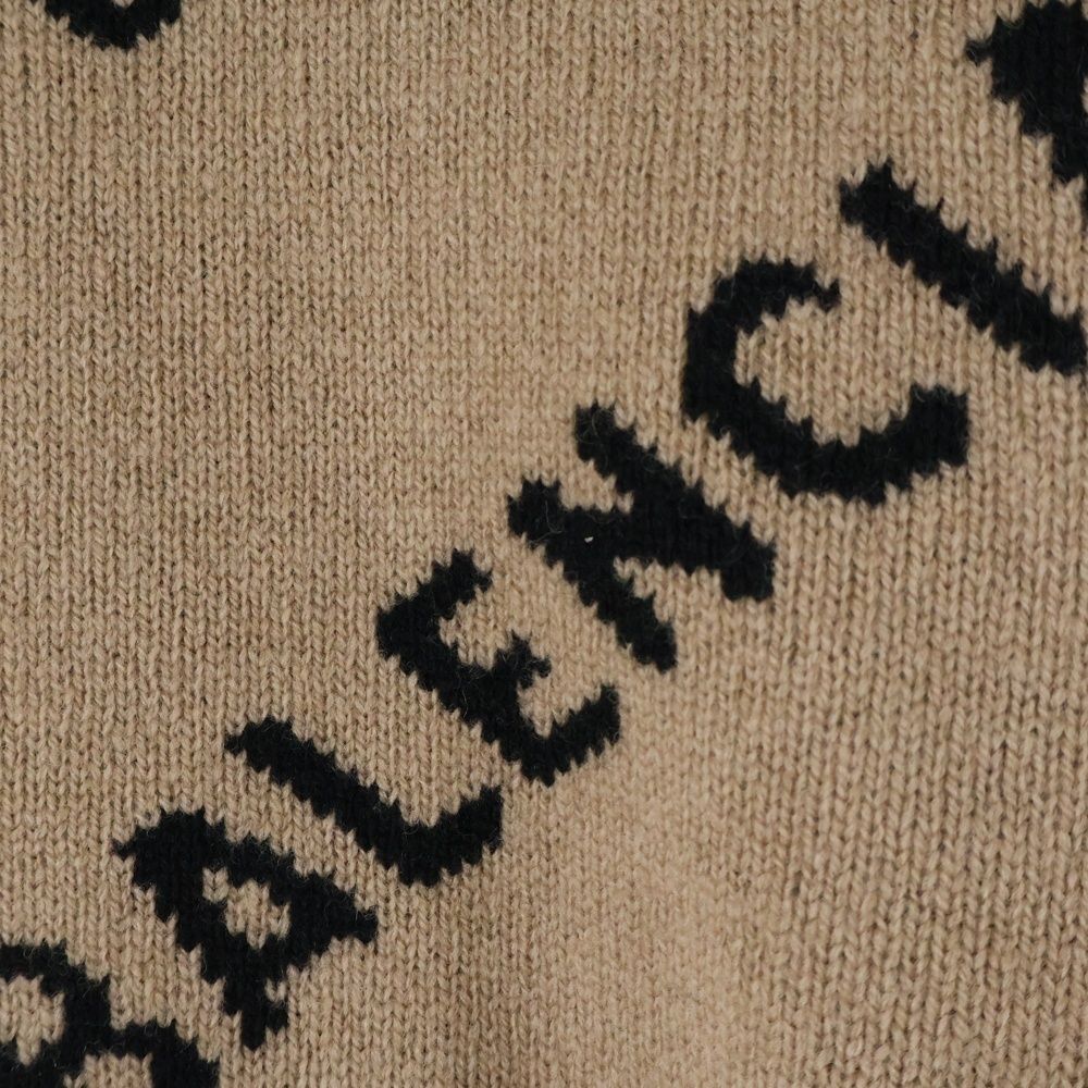 BALENCIAGA (バレンシアガ) 20AW オールオーバーロゴジャガード クルー