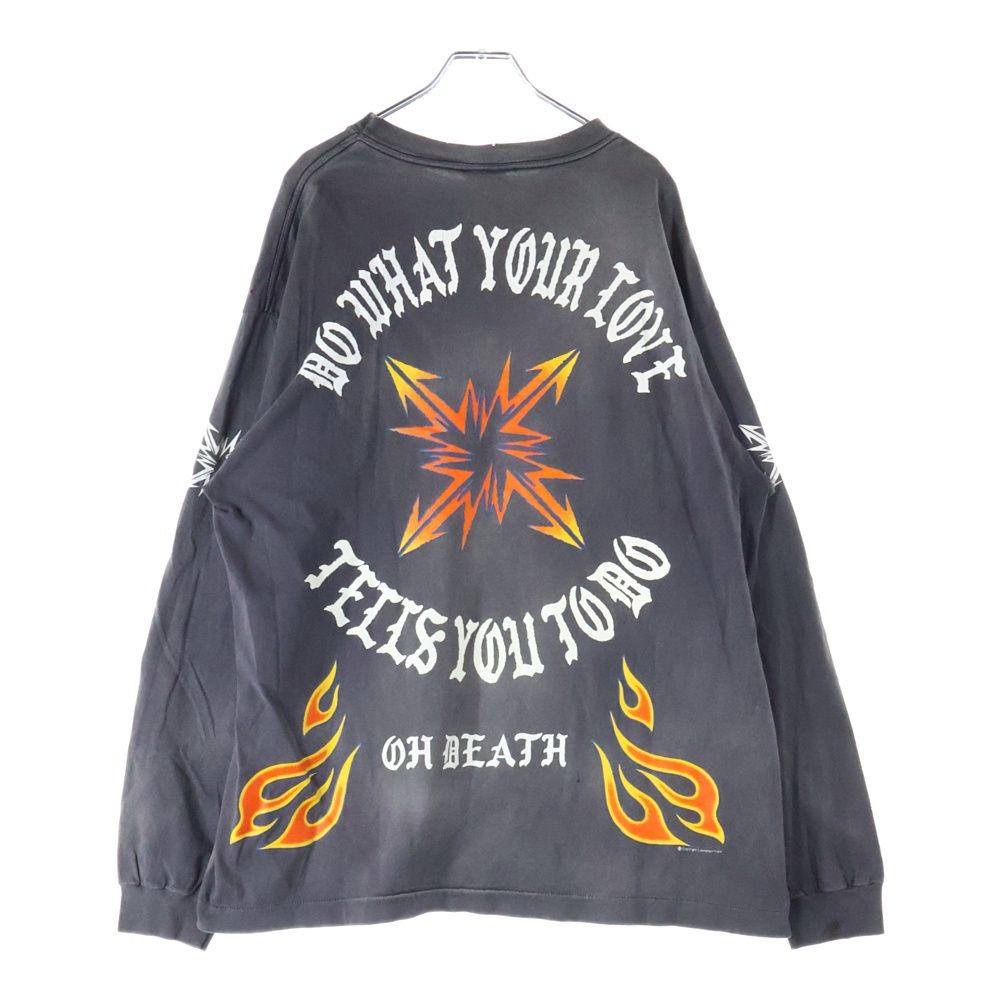 SAINT MICHAEL (セントマイケル) 24SS L/S TEE ヴィンテージ加工