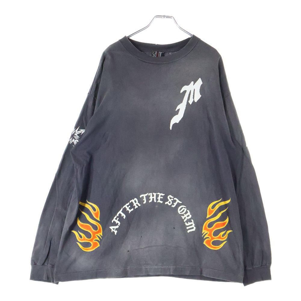 SAINT MICHAEL (セントマイケル) 24SS L/S TEE ヴィンテージ加工