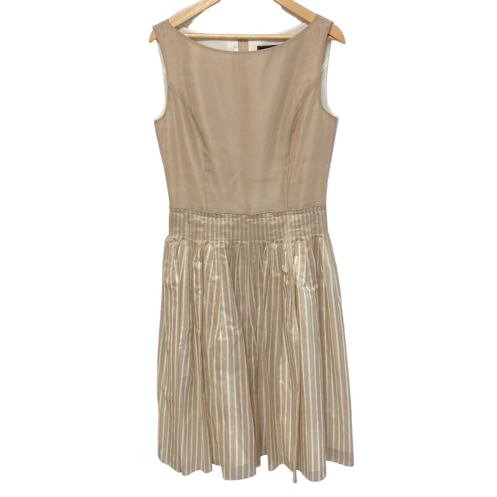 FOXEY フォクシー バニラミルフィーユ ストライプ ノースリーブ  