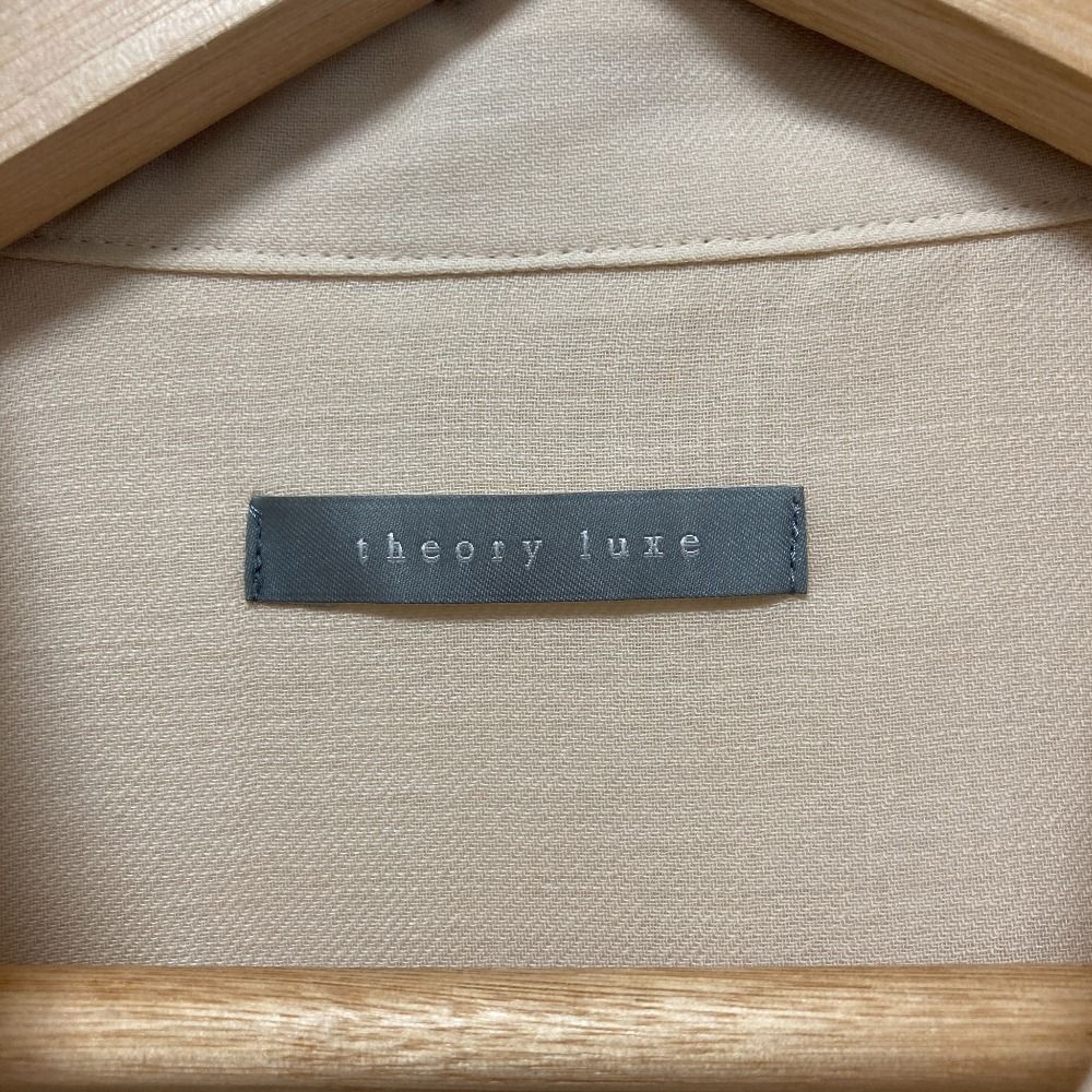 良品 22AW theory luxe セオリーリュクス PRESTON NIGEL 比翼シャツ