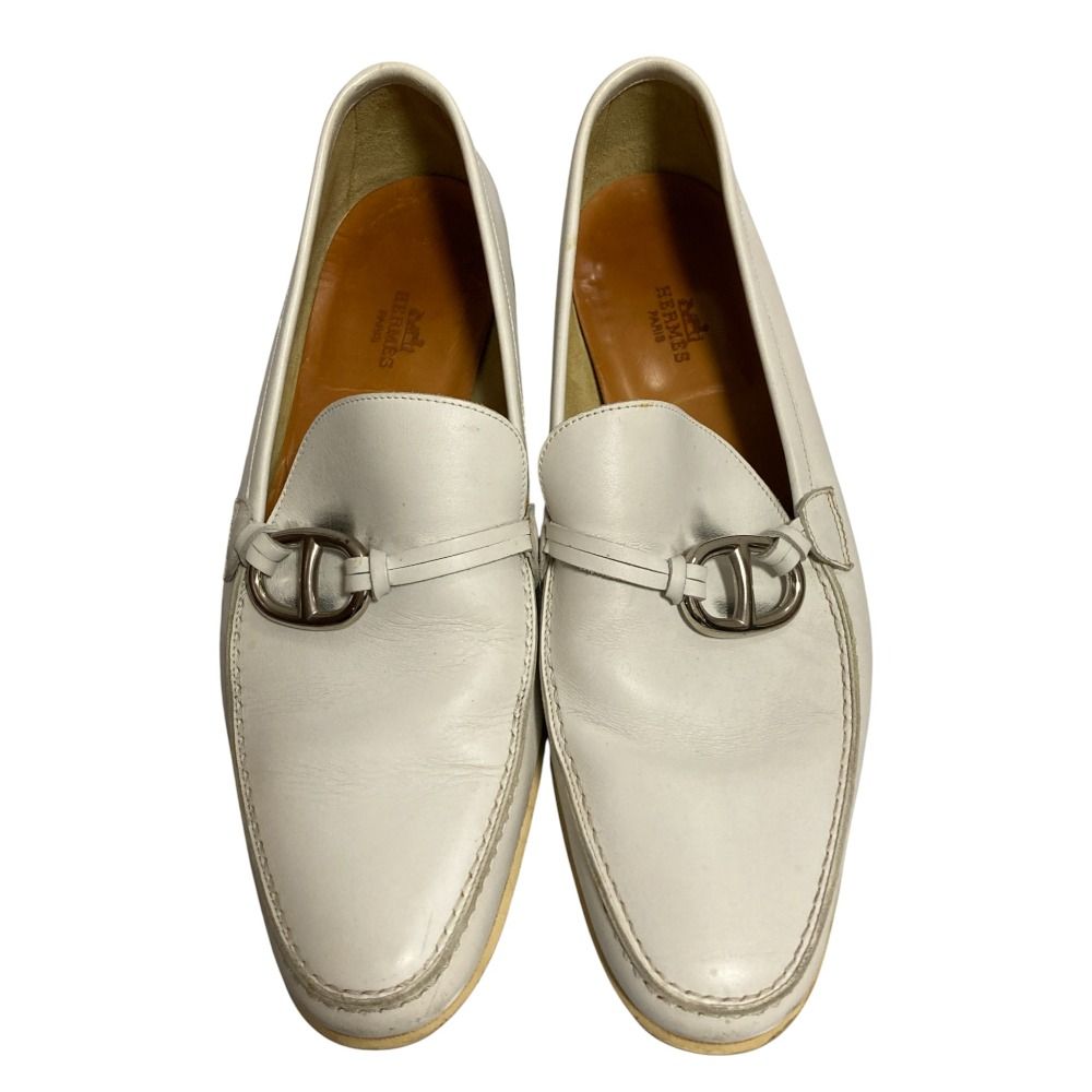 良品 HERMES エルメス シェーヌダンクルローファー サイズ40 25cm相当