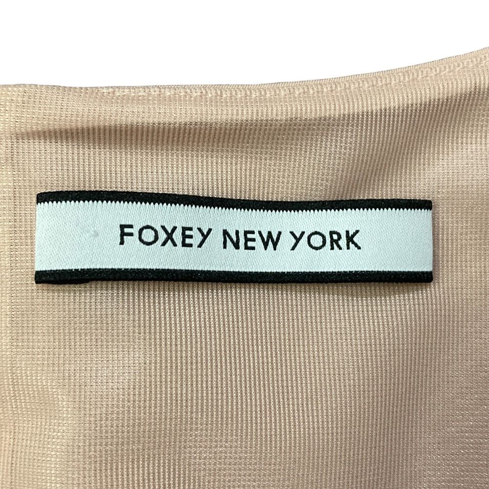 美品 FOXEY NEW YORK フォクシーニューヨーク モダンエンパイアドレス